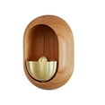 thumbnail image 4 of Ganfancp Timbre de Latón de Madera Maciza de Dopamina Material de Latón Absorbente Magnético Coche Regalo Decoración Colgante Nevera Accesorios Artesanía Rebajas Hoy Liquidación 1X Campanas de Viento, 4 of 7