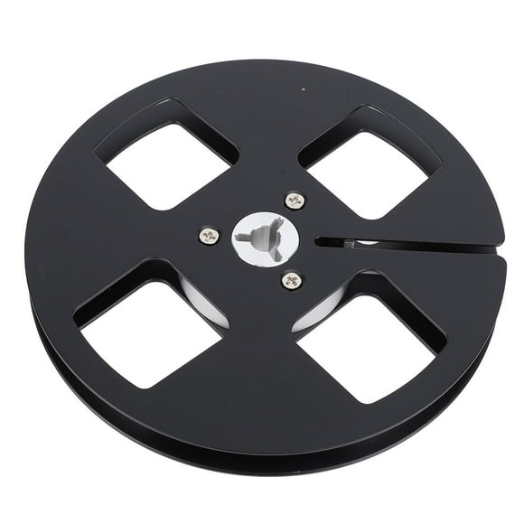 5 Inch Aluminum Alloy Sound Tape Empty Reel with 4 Hole for Studer Reel to Reel Recorder, Fits 1/4 Inch Tapes, Long Lasting, Stable, 1/4 Inch Screw Erosion Resistant