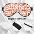 thumbnail image 2 of Rocae Firefighter Icons for Mask for Women Men, Luxury Eye Cover Eye Shade with Adjustable Strap for Travel, Nap, Meditation, 2 of 7