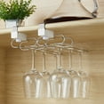thumbnail image 3 of Wine Glass Rack, Wire Hanging Rack, Wine Glass Hanging Rack, Wire Wine Glass Hanger Rack, Stemware Rack, Under Cabinet, 3 of 8