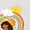 WHITE, variant on Strawberry Shortcake - Rainbow - Youth Girls Boxy T-Shirt