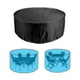 thumbnail image 3 of Uteam Waterproof Patio Furniture Covers Table Chair Set Windproof Tear-Resistant UV Round Cover for Garden Yard Park Furniture, 3 of 7