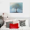 thumbnail image 4 of GOSMITH  Tree Wall Art Landscape Canvas Tree of Life Painting Nature Panoramic Abstract Picture Textured Modern Artwork Framed for Living Room Bedroom Bathroom Office Home, 4 of 4