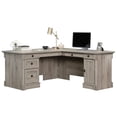thumbnail image 3 of Pemberly Row L-shaped Contemporary Engineered Wood Computer Desk in Split Oak, 3 of 19
