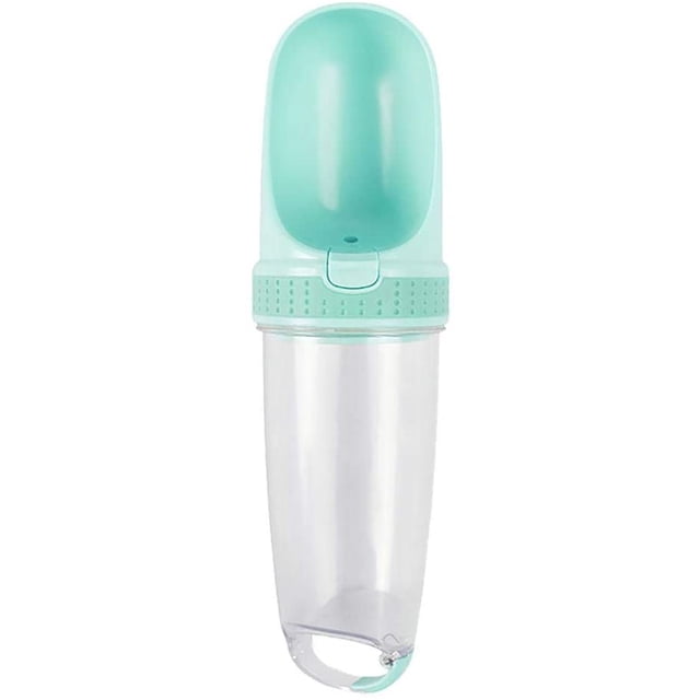 Botella de agua para perros 350 ml Botella para perros Dispensador de agua portátil para perros Cachorros Gatos Animales Viaje Botella de agua Verde Rojo Verde MX-0127526FYD