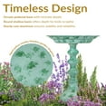 thumbnail image 2 of Sunnydaze Backyard Beauty Cast Aluminum Bird Bath - Green Patina - 18", 2 of 10