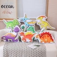thumbnail image 4 of Peluche de dinosaurio para niños, almohada de peluche con estampado 3D de dragón, cojín de dibujos animados, decoración del hogar, 4 of 5