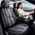 thumbnail image 3 of for Nissan Rogue 2024 Car Seat Cover, Black and Gray Car Seat Covers, Faux Leather 5 Seats Full Set Waterproof Protect and Upgrade Seats, Protect Car Seats, 3 of 9