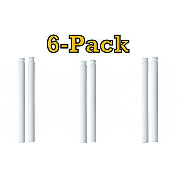 3 Pack of 2 Pentel Refill Erasers for Clic Eraser, Contains 6 Erasers (ZER-2)