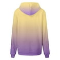 thumbnail image 6 of WELOIJEVBE Hoodies for Teen Girls Trendy Preppy Hooded Sweatshirts Oversized Long Sleeve Shirts Gradient Clothes for Girls, 6 of 7