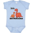 thumbnail image 3 of Inktastic Little Brothersaurus Boys Baby Bodysuit, 3 of 5