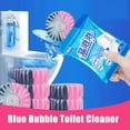thumbnail image 3 of Double-Effect Rose Toilet Water Tank Deodorant Blue Bubble Block Cleaner H, 3 of 8