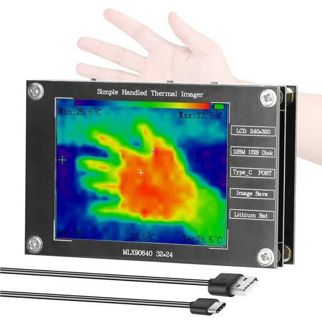 Portable Thermal Imager -40 to 300 Small Thermal Imaging Camera Support 2.8inch ,Easy to Use