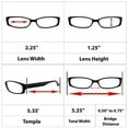 thumbnail image 4 of Reading Glasses +1.00 | 4 Pack of Readers for Men and Women | 2 Black 2 Tortoise, 4 of 5