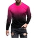 thumbnail image 2 of Blusas y camisas de manga larga con cuello redondo para hombre, blusa informal con estampado de cuello redondo y manga larga para hombre, 2 of 5