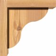 thumbnail image 3 of 5 1/2"W x 8"D x 8"H Carmel Smooth Corbel w/Backplate, Western Red Cedar, 3 of 9