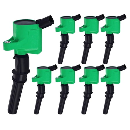 ENA ENA Set of 10 Ignition Coil Pack Compatible with Ford Lincoln Mercury Super Duty E250 E350 E450 F350 F450 F550 Econoline Excursion 4.6L 5.4L 6.8L V8 V10 Coils Replacement For 3W7Z12029AA