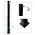 thumbnail image 4 of Costway 7.2 FT 10 Gallon Solar Heated Shower w/Adjustable Head & Foot Tap Spigot Black, 4 of 9