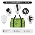 thumbnail image 4 of Fotbe St. Patrick's day Bolsa de Viaje con Estampado, Bolsa de Fin de Semana para Mujer con Compartimento para Zapatos, Bolsa de Gimnasio con Bolsillo Húmedo, 4 of 7