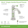 thumbnail image 2 of Symmons Sls5912pp Birch 1.0 GPM Vessel Single Hole Bathroom Faucet - Nickel, 2 of 5