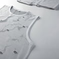 thumbnail image 6 of Men's Knit Ripped Hole Sleeveless Tank Top, Breathable Quick Dry Gym Workout Athletic Vest Gray, 6 of 9