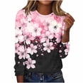 thumbnail image 4 of jjayotai Plus Size Shirts for Women Long Sleeve Shirt 2026 Fall Tunic Tops Crewneck Blouses Print, 4 of 6