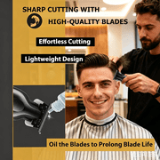 KEMEI Mens Professional Hair Trimmer, Cordless Rechargeable T-Blade Beard Trimmer and Hair Clippers