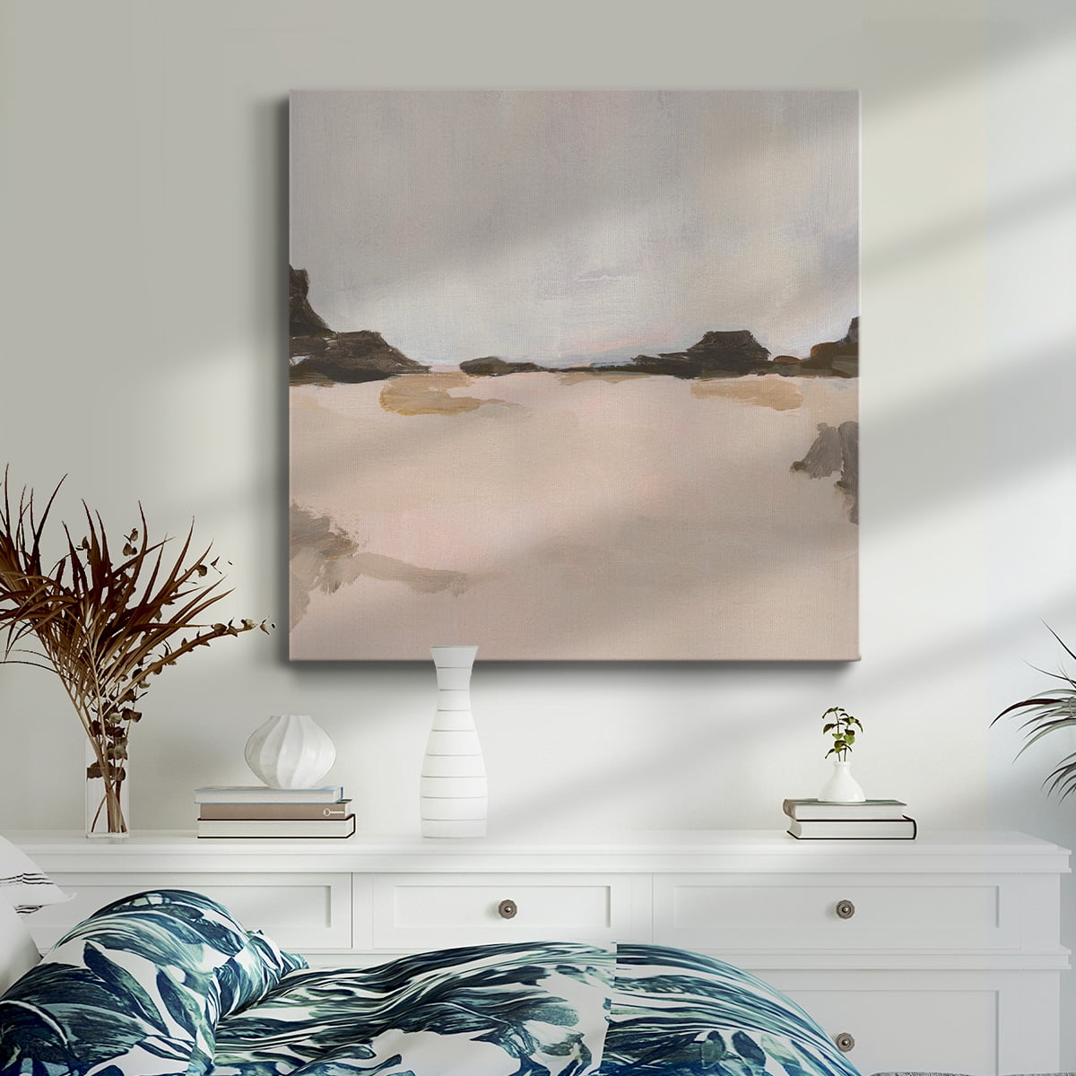 Wexford Home Misty Horizon Line II-Premium Gallery Wrapped Canvas, 24" x 24" - Ready to Hang