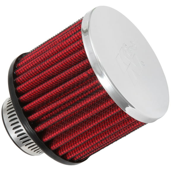 K&N Vent Air Filter/ Breather: High Performance, Premium, Washable, Replacement Engine Filter: Flange Diameter: 1.25 In, Filter Height: 2.5 In, Flange Length: 0.875 In, Shape: Breather, 62-1390