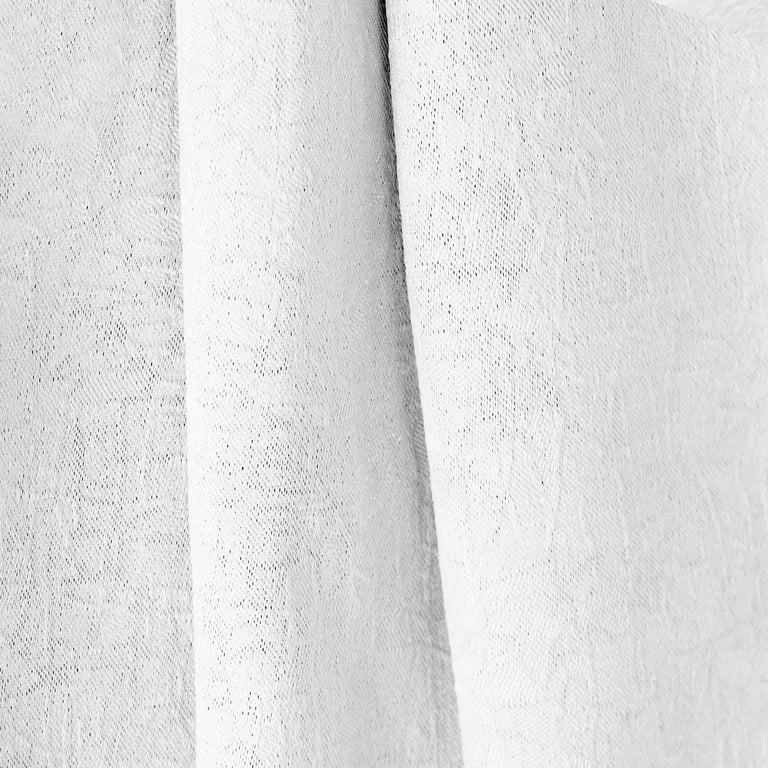 Superior Senna Blackout Curtain Panel Set 26" x 63" White photo 7