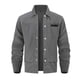 thumbnail image 1 of Kalauyu Men's Corduroy Shacket with Pockets Button Down Work Jackets Casual Long Sleeve Jacket, 1 of 4
