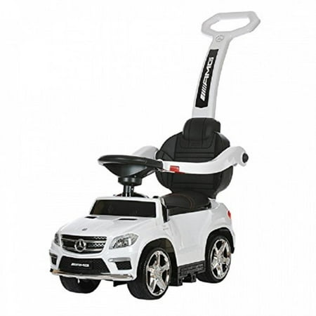 Best Ride On Cars 4-in-1 Mercedes Push Car, White