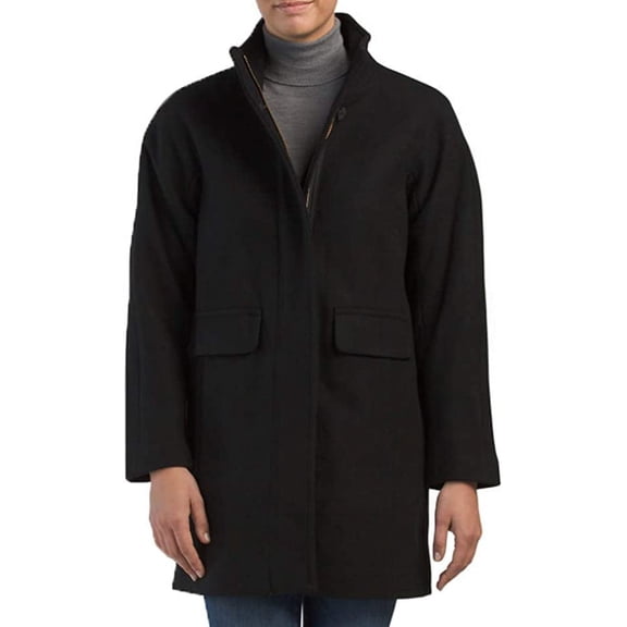 Vince Camuto Wool-Blend Twill Jacket, Navy - Medium