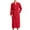 Red, variant on cllios Mens Lightweight Spa Bathrobe Soft Knee Length Robes with Pockets Soft Long Sleeve V Neck Nightgowns Loungewear Cozy Sleepewear