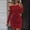 Wine, variant on Sparkly Mini Club Dress for Women Sequins Slim Fit Cold Shoulder Long Sleeve Ruched Bodycon Evening Party Dresses