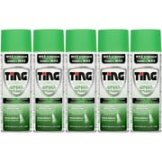 Angle View: Lot of 5 Cans of Ting AF Antifungal Spray Powder for Athlete's Foot & Jock Itch