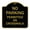 Black & Gold, variant on SignMission A-DES-GW-1818-23678 18 x 18 in. Designer Series Sign - No Parking Permitted on Crosswalk, Green & White
