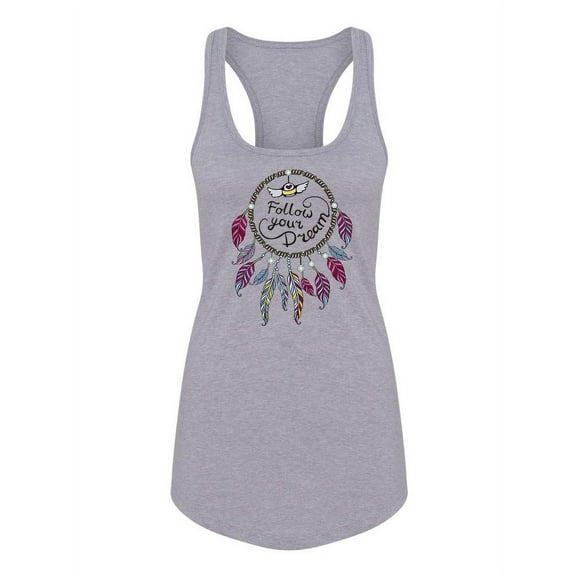 Follow Your Dream! Racerback Tank Women -Image by Shutterstock, Female x-Small