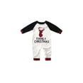 thumbnail image 2 of Faithtur Pyjamas de Noël pour la Famille, Hauts Raglan Cerf + Pantalons à Carreaux, 2 of 9