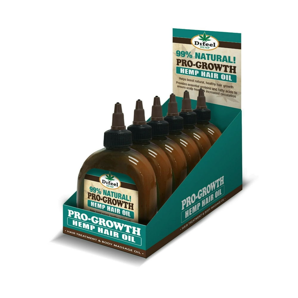 Difeel Hemp 99 Natural Hemp Hair Oil Scalp Care 2.5 oz. Walmart