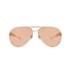 thumbnail image 2 of Lentes de sol laureles Fashion Oversized Pilot para mujer dorados (C2), 2 of 5