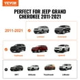 thumbnail image 2 of VEVOR Barras transversales para techo, compatibles con Jeep Grand Cherokee 2011-2021 con rieles laterales ranurados, capacidad de carga de 200 libras, barras transversales de aluminio con cerraduras, 2 of 9