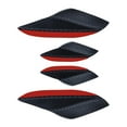 thumbnail image 4 of 4Pcs Universal Car Spoiler Canards Thickened Protection Diffuser Spoiler Carbon Fiber Pattern, 4 of 8