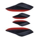 thumbnail image 4 of 4 Uds Universal de Canards de alerón de coche divisor de labio delantero decoración del cuerpo del coche alerones delanteros de goma suave tira an Patrón de fibra de carbono, 4 of 8