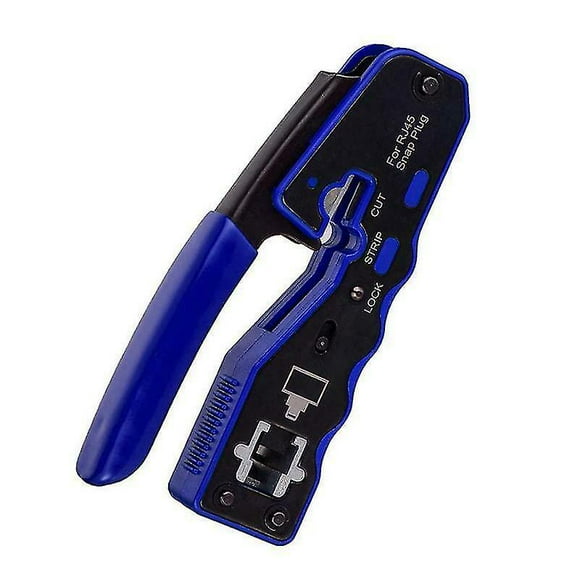 Pro Hd Crimping Tool Crimper For Rj45 Ez Pass Through Cat 5 5e 6 7 Connector Lan - Sfygv