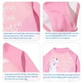 thumbnail image 4 of Bullpiano 2-6Y Girl Summer Swimsuit Long-sleeved Top +Bottom 3Piece Set Fashion Pattern for Swimming Pool Party (Pink), 4 of 8