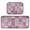 Reflecting, variant on 2-Piece Ultra Soft Absorbent Floor Mats With Anti-Skid Backing For Kitchen Bathroom Laundry Room Retro Valentine