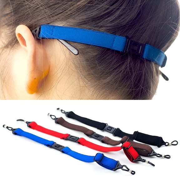 GJX Sport Elastic Eyeglasses Anti-Slip Fixing Cord Rope String Glasses Holder Strap Polyester