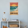 thumbnail image 4 of Motivational Bondi Beach Poster Retro Inspirational Vintage Travel Wall Art for Yoga Studio Therapy Room Library Meditation Corner Print Poster, 4 of 8