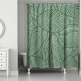 thumbnail image 2 of Creative Products Dense Leaves 3 71x74 Shower Curtain, 2 of 7